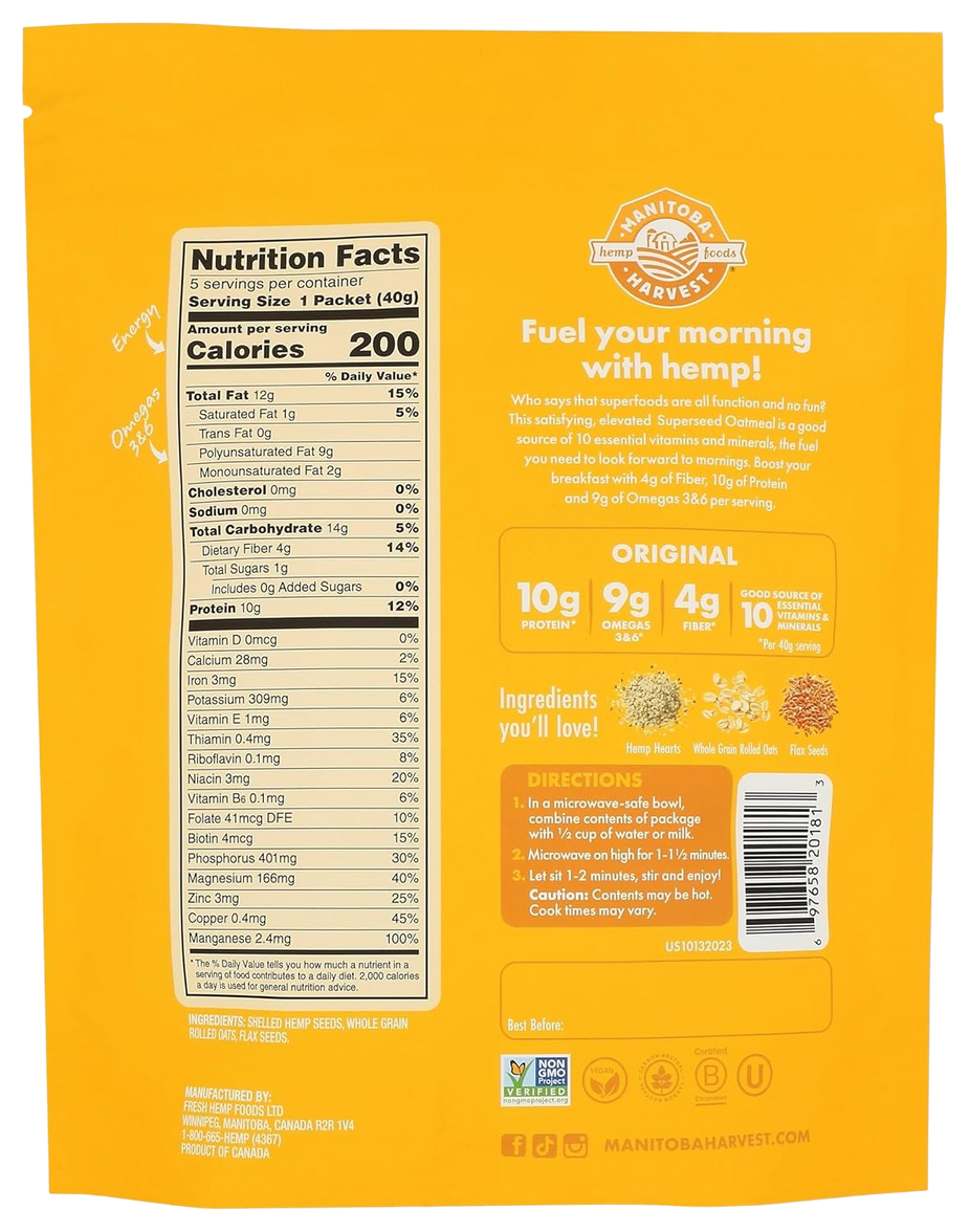 Original Instant Superseed Oatmeal