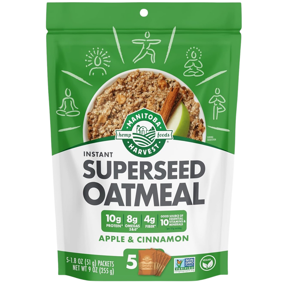 Apple & Cinnamon Instant Superseed Oatmeal