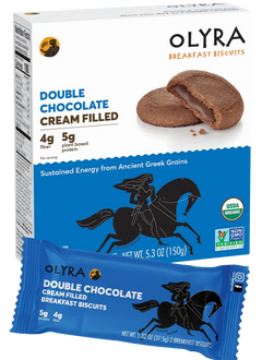 Double Chocolate Filled Breakfast Biscuits (4 Pack)