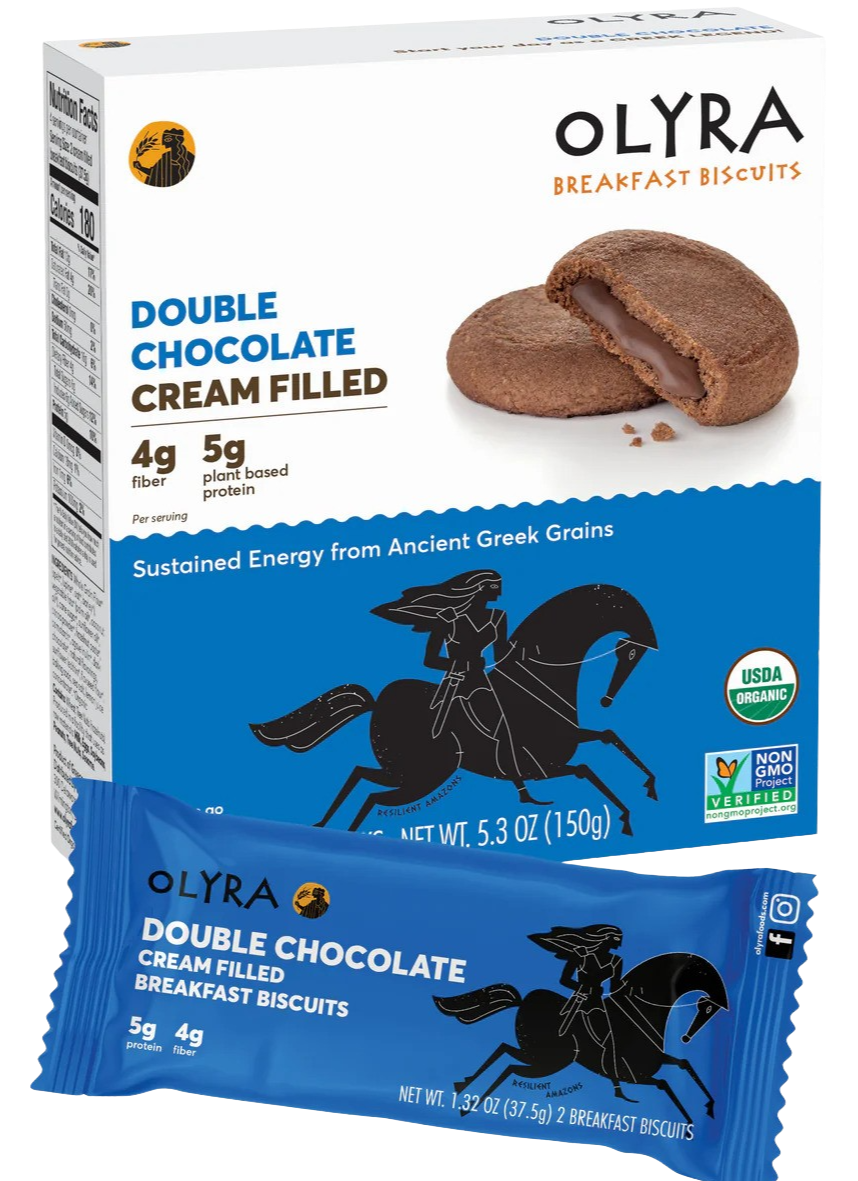Double Chocolate Filled Breakfast Biscuits (4 Pack)