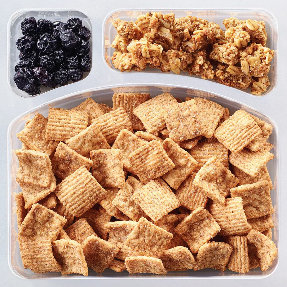 Go Box - Cinnamon Toast Crunch Cereal, Dried Blueberries, and Honey Granola Bites (3CT)