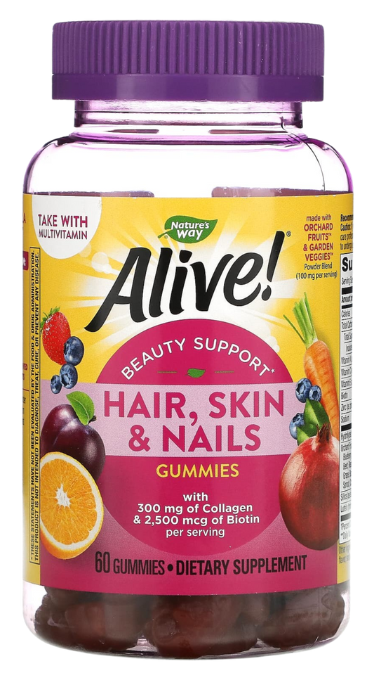 Alive! Premium Hair, Skin & Nails Gummies