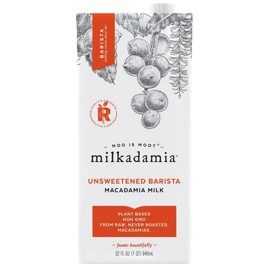 Unsweetened Barista Macadamia Milk