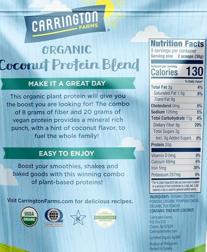 Organic Coconut Protein Blend