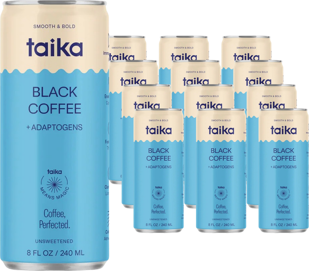 Black Coffee + Adaptogens (12 Pack)