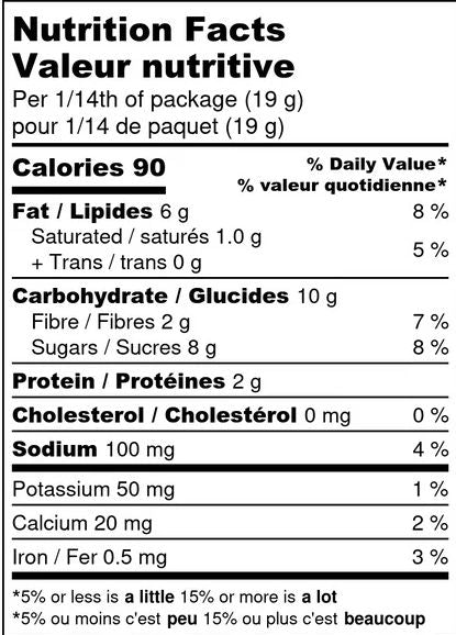 Chocolate Chip Cookie Baking Mix