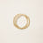 14k Solid Gold Diamond Interlocking Ring