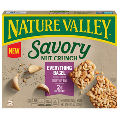 Savory Nut Crunch Bar - Everything Bagel (5CT)