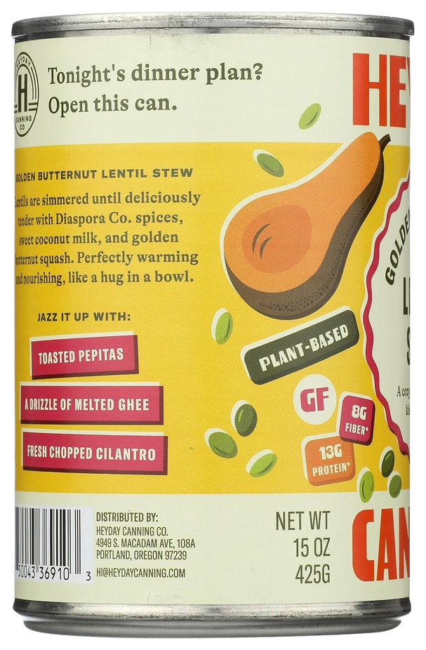 Golden Butternut Lentil Stew