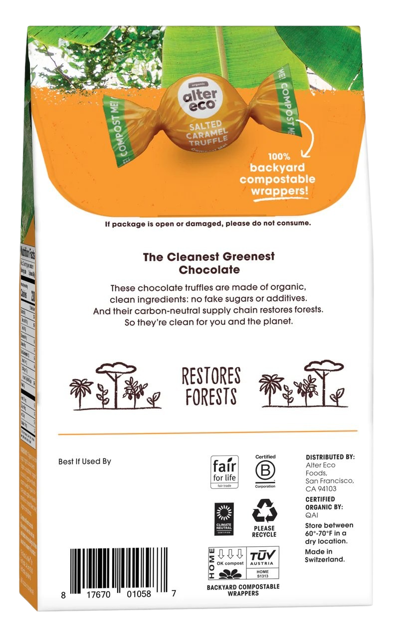 Organic Salted Caramel Truffles