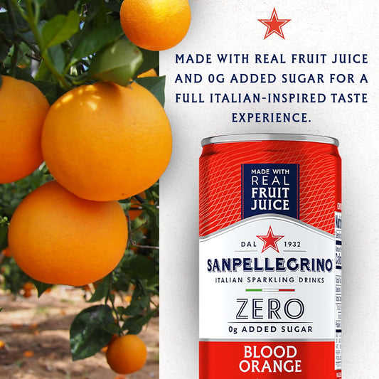 Zero Grams Added Sugar - Blood Orange (6 Pack)