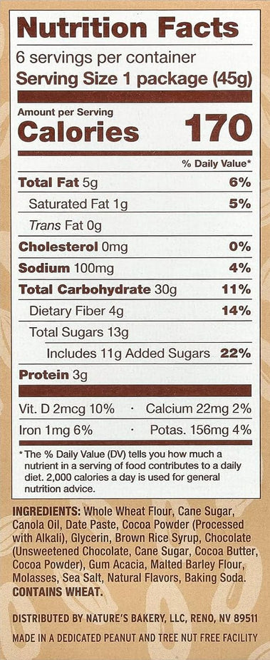 Double Chocolate Brownie Bar (6 CT)