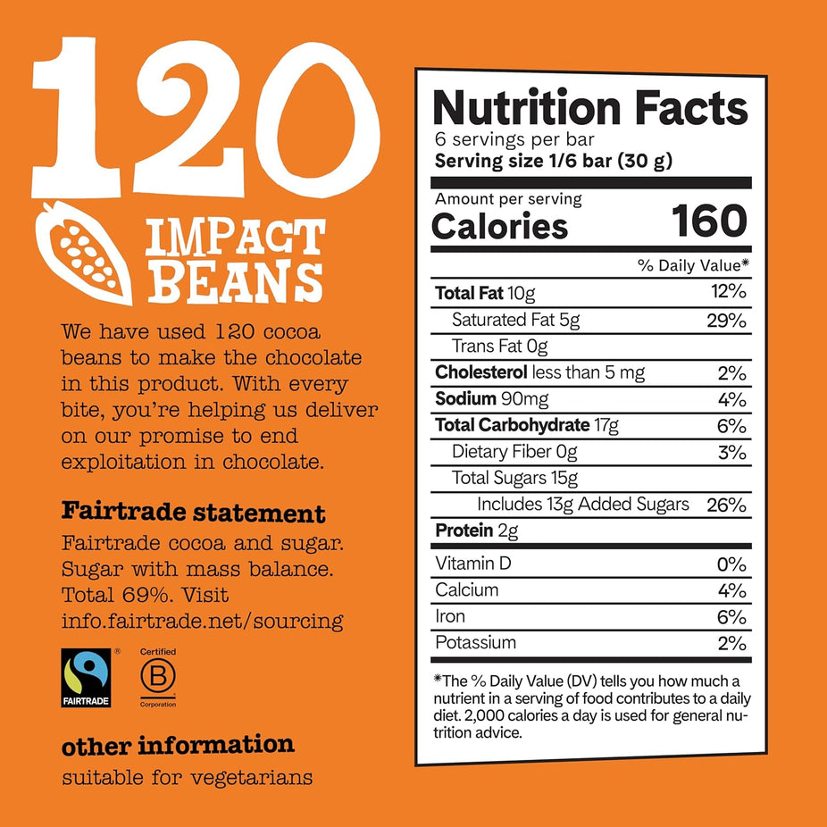 32% Milk Chocolate, Caramel and Sea Salt Chocolate Bar