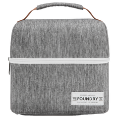 Dexter Lunch Bag - Woven Texture Steel