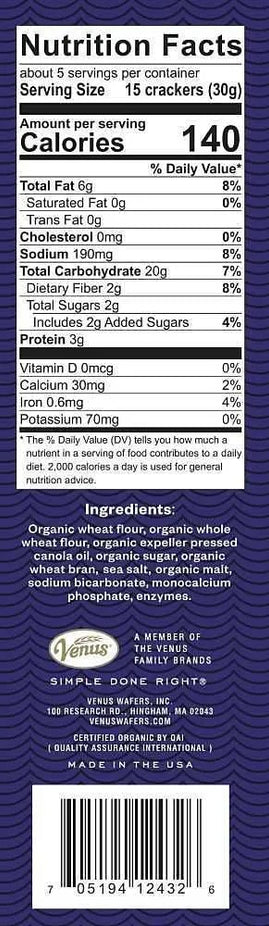 Organic Thin Wheat Little Dippers Crackers
