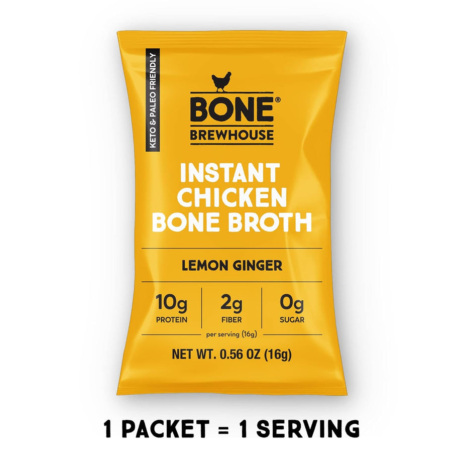 Chicken Lemon Ginger Bone Broth