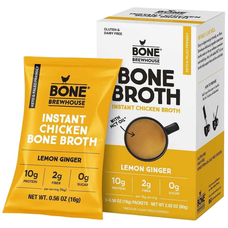 Chicken Lemon Ginger Bone Broth