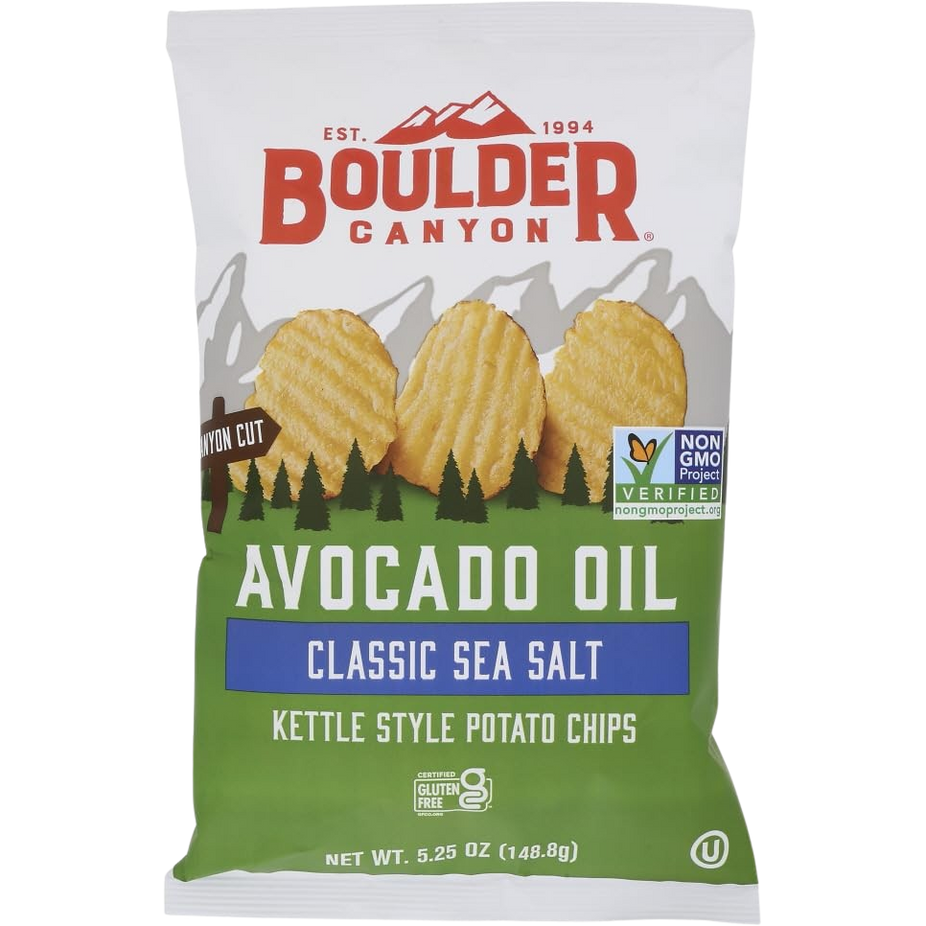 Avocado Oil Sea Salt Kettle Style Potato Chips