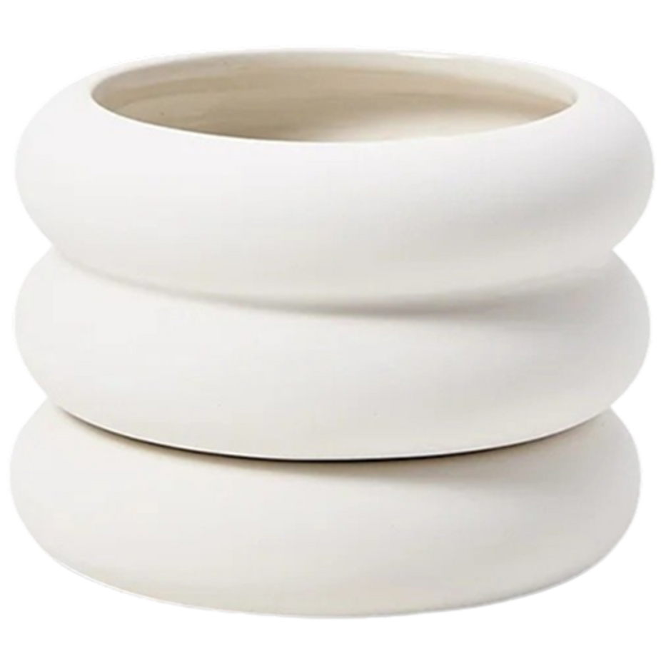 Stacking Planter Mini - Short White
