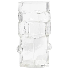 Hex Vase - Clear