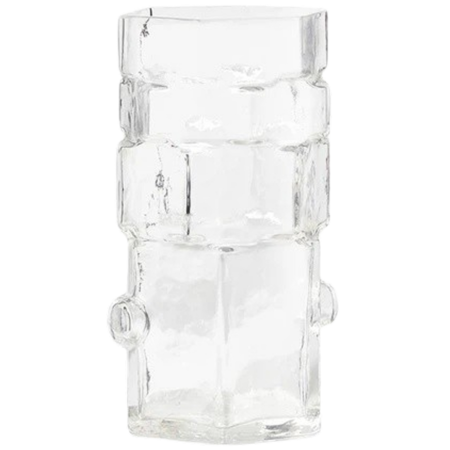 Hex Vase - Clear