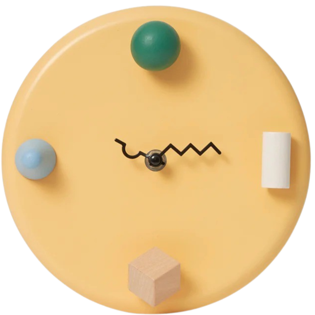 Wall Clock - Yellow