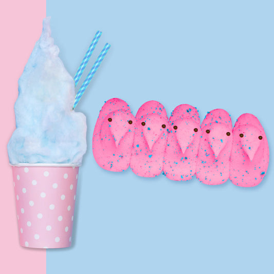 Cotton Candy Flavored Marshmallow Chicks (6 Pack)