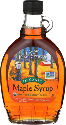 Organic Grade A Amber Maple Syrup