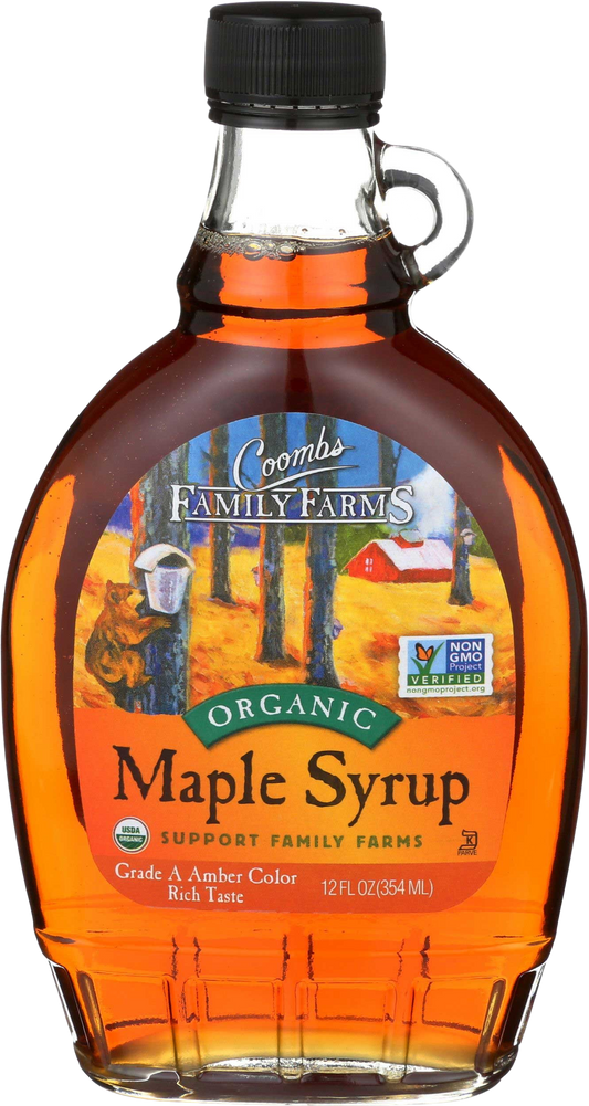 Organic Grade A Amber Maple Syrup