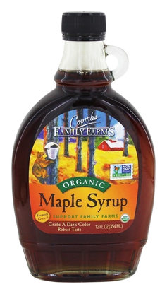 Organic Grade A Dark Color Robust Taste Maple Syrup