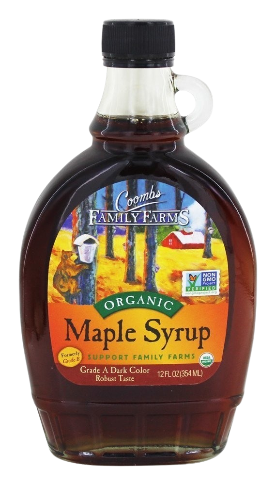 Organic Grade A Dark Color Robust Taste Maple Syrup