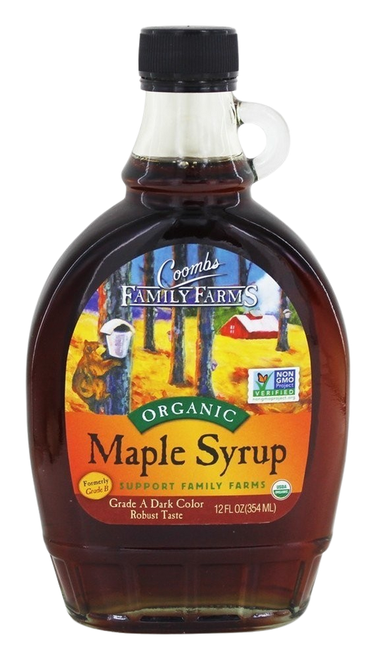 Organic Grade A Dark Color Robust Taste Maple Syrup