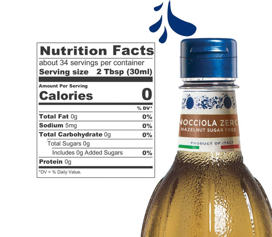 Mixybar Hazelnut Syrup - Zero Calories