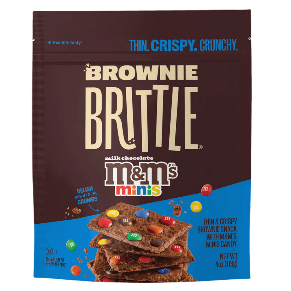 Brownie Brittle with M&M's Minis