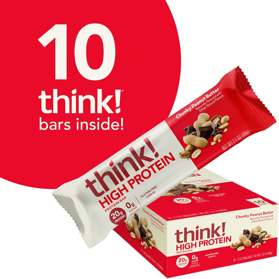 Chunky Peanut Butter Protein Bar (10 CT)