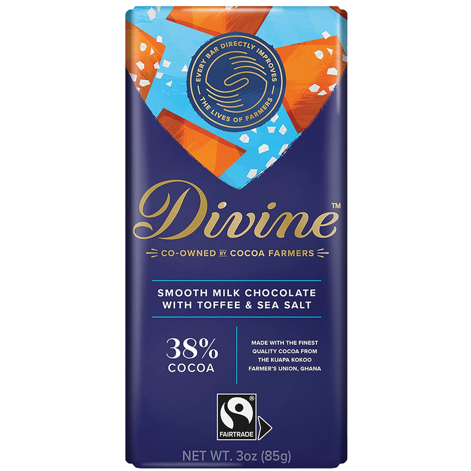 Milk Chocolate with Toffee and Sea Salt (12 CT)