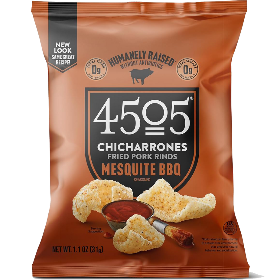 Smokehouse BBQ Fried Pork Rinds