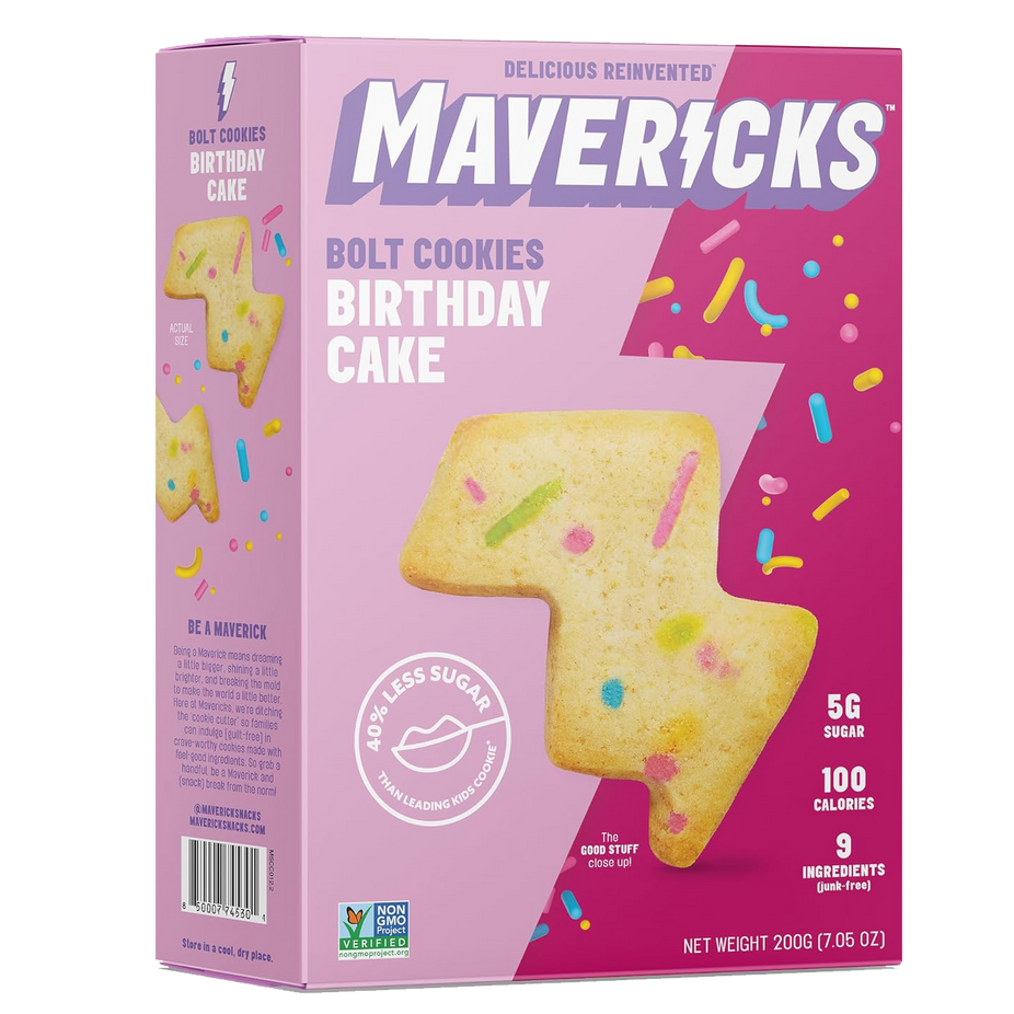 Bolt Cookies - Birthday Cake