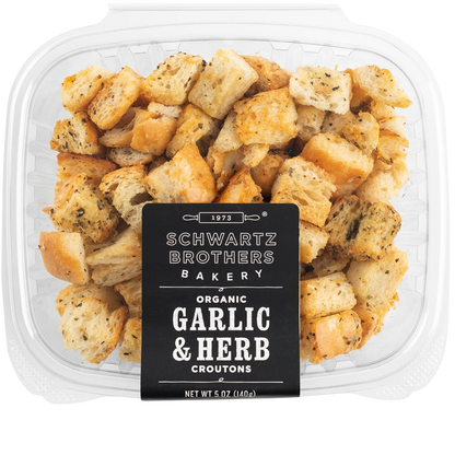 Organic Garlic & Herb Croutons