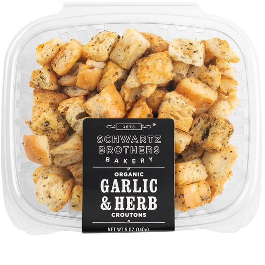 Organic Garlic & Herb Croutons