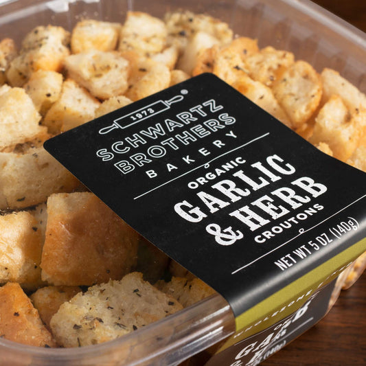 Organic Garlic & Herb Croutons