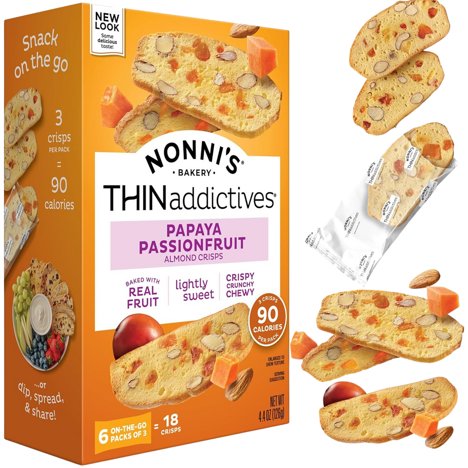 Papaya Passionfruit Almond Cookies (6 CT)