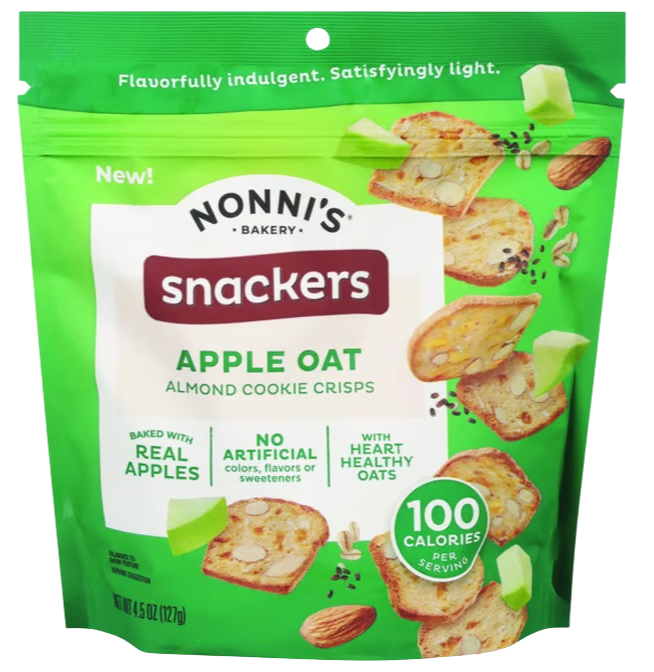Apple Oat Almond Cookie Crisps