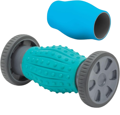 2-in-1 Foot Massage Roller with Interchangeable Massage Heads