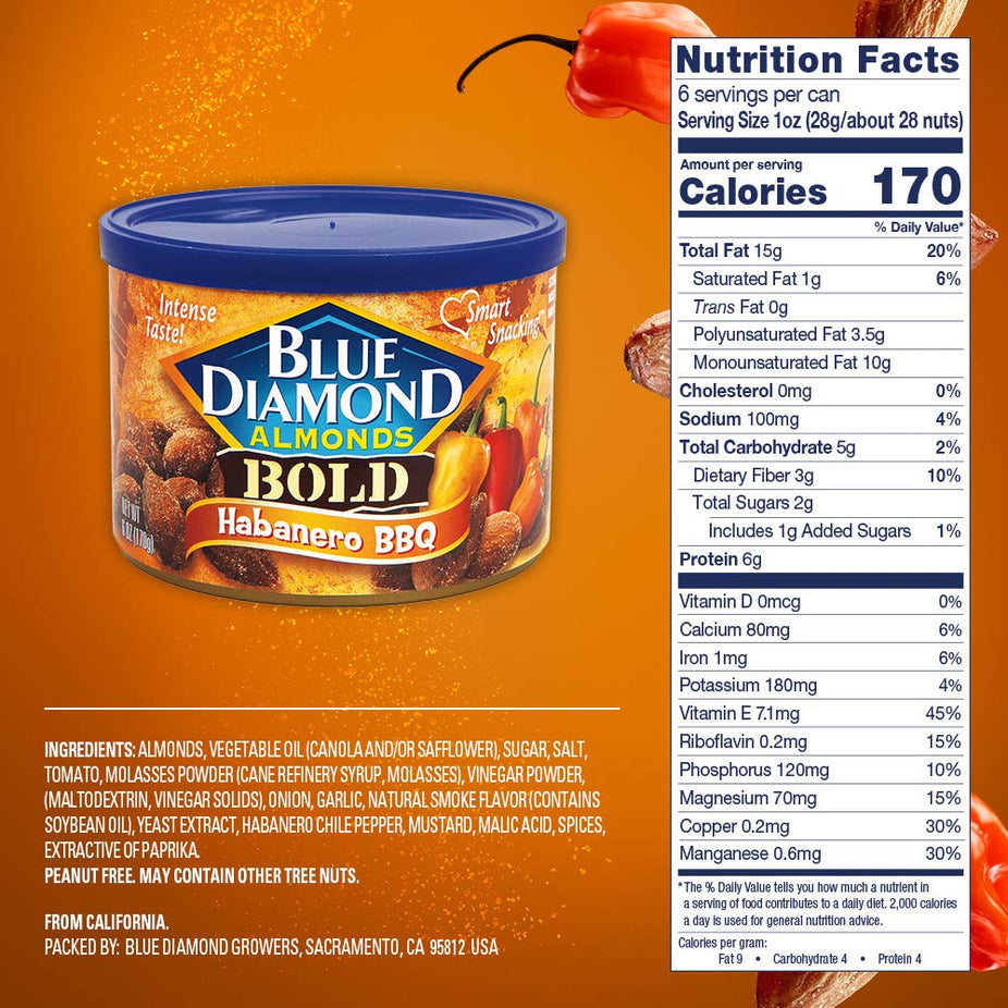 Bold Habanero BBQ Almonds