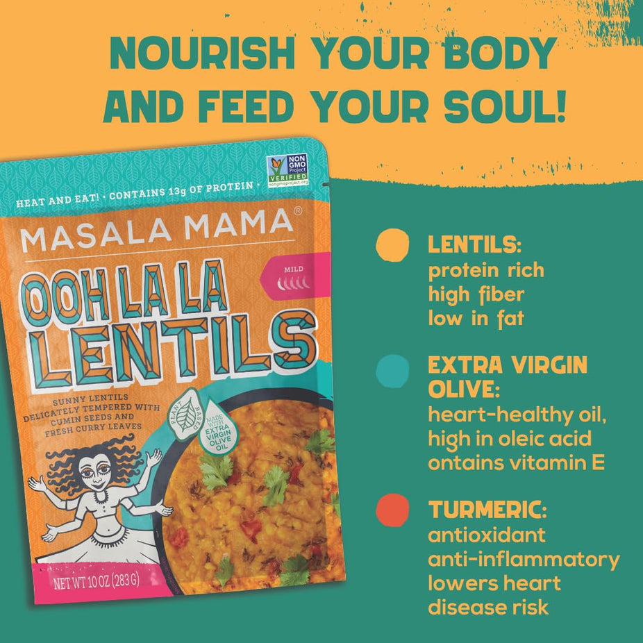 Ooh La La Lentils - Heat and Eat (6 Pack)