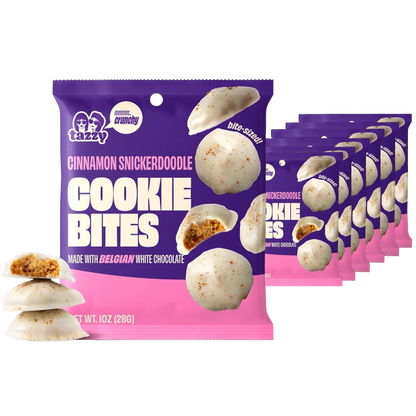 White Chocolate Snickerdoodle Cookies Bites (6 Pack)