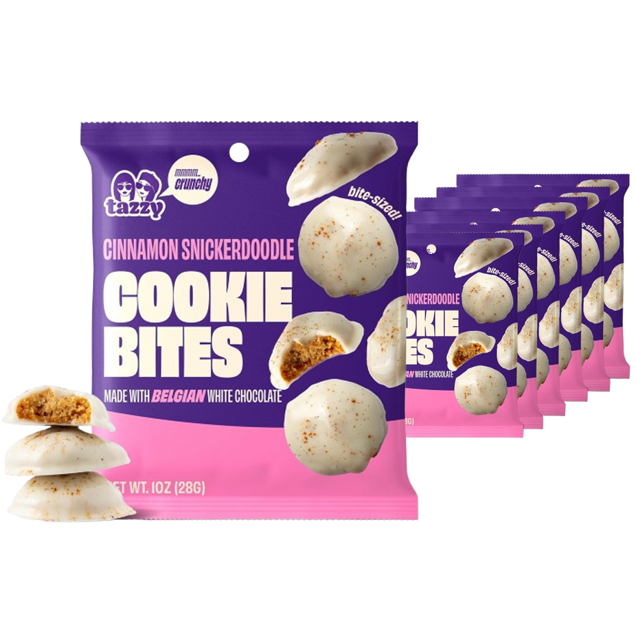 White Chocolate Snickerdoodle Cookies Bites (6 Pack)