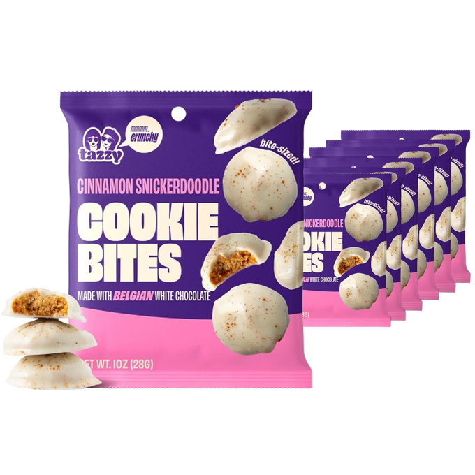 White Chocolate Snickerdoodle Cookies Bites (6 Pack)