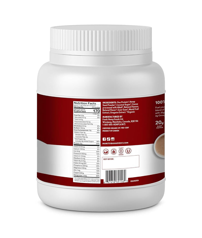 Hemp Yeah! Organic Chocolate Plant Protein Powder